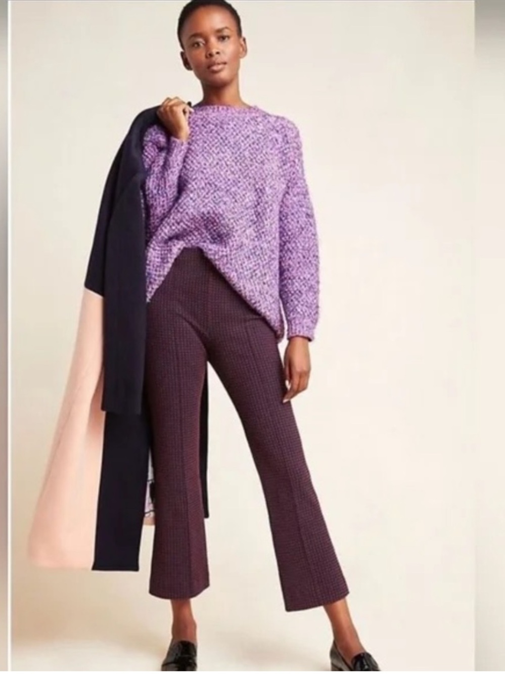 Anthropologie The Essential Crop Flare Pants